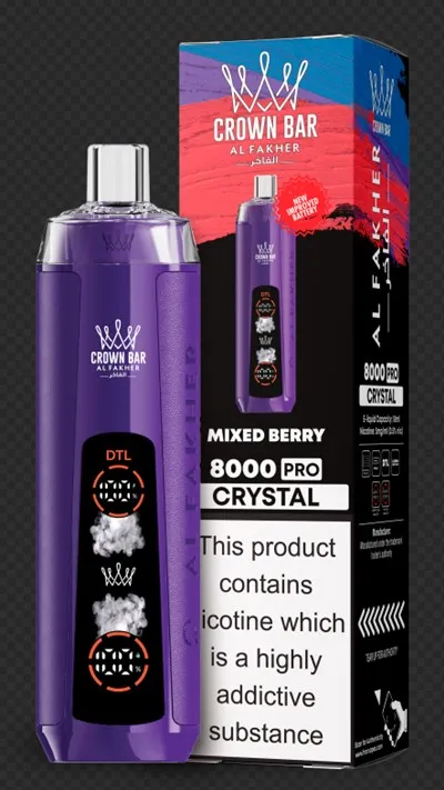 Al Fakher Crystal 8000 Pro UNICABLIBA VAPE 5% NIC