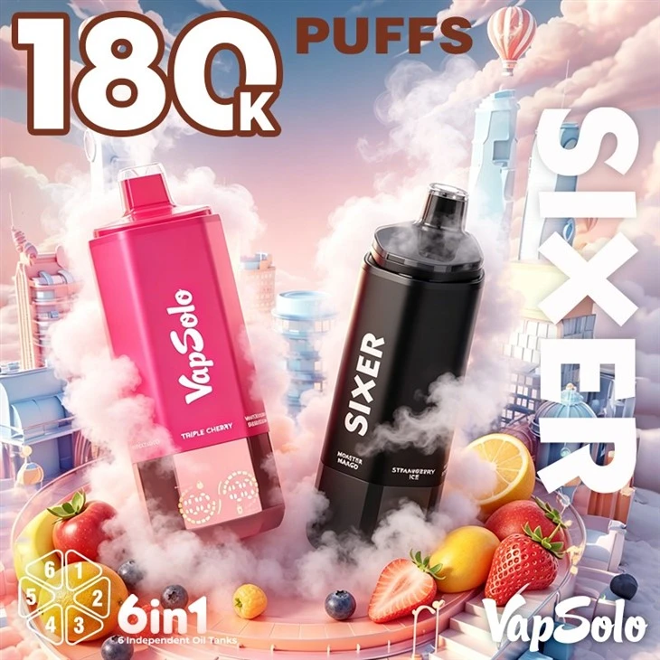 Vapsolo Sixer 180K Puff price