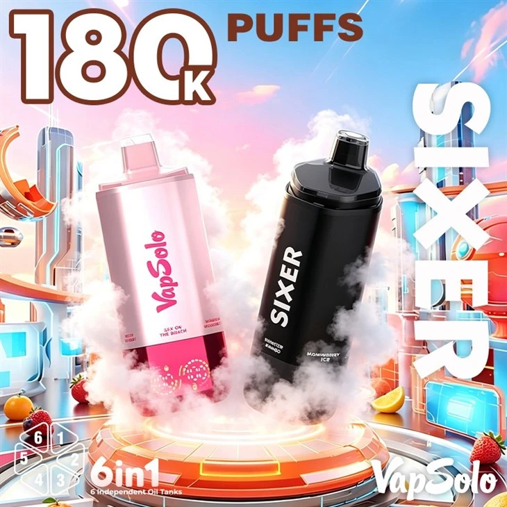 Vapsolo Sixer 180K Puff manufacturers