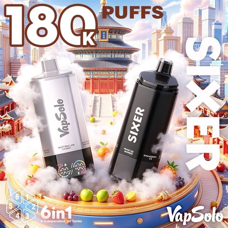 Vapsolo Sixer 180K Puff factory