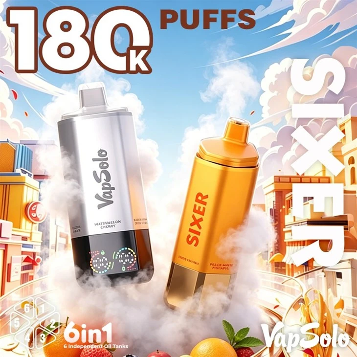 Vapsolo Sixer 180K Puff high quality