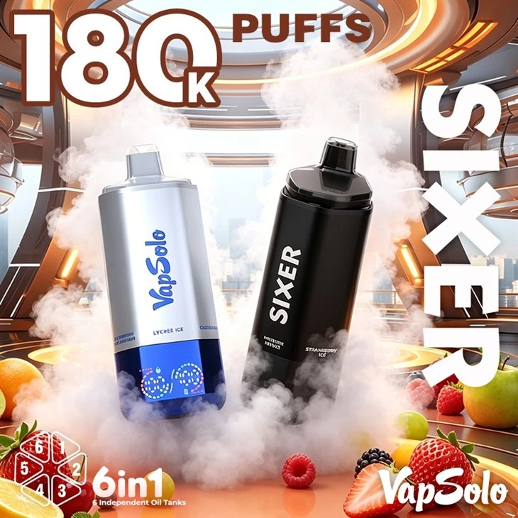 Vapsolo Sixer 180K Puff best